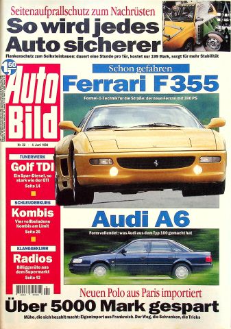 Deckblatt Auto Bild (22/1994)